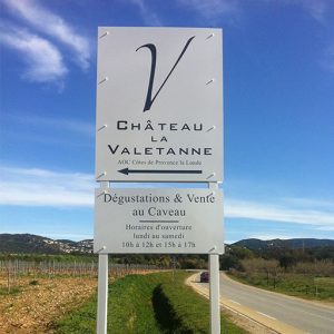 signaletique paneau information