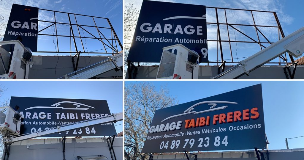 enseigne garagiste