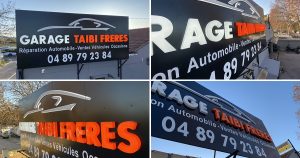 enseigne garagiste