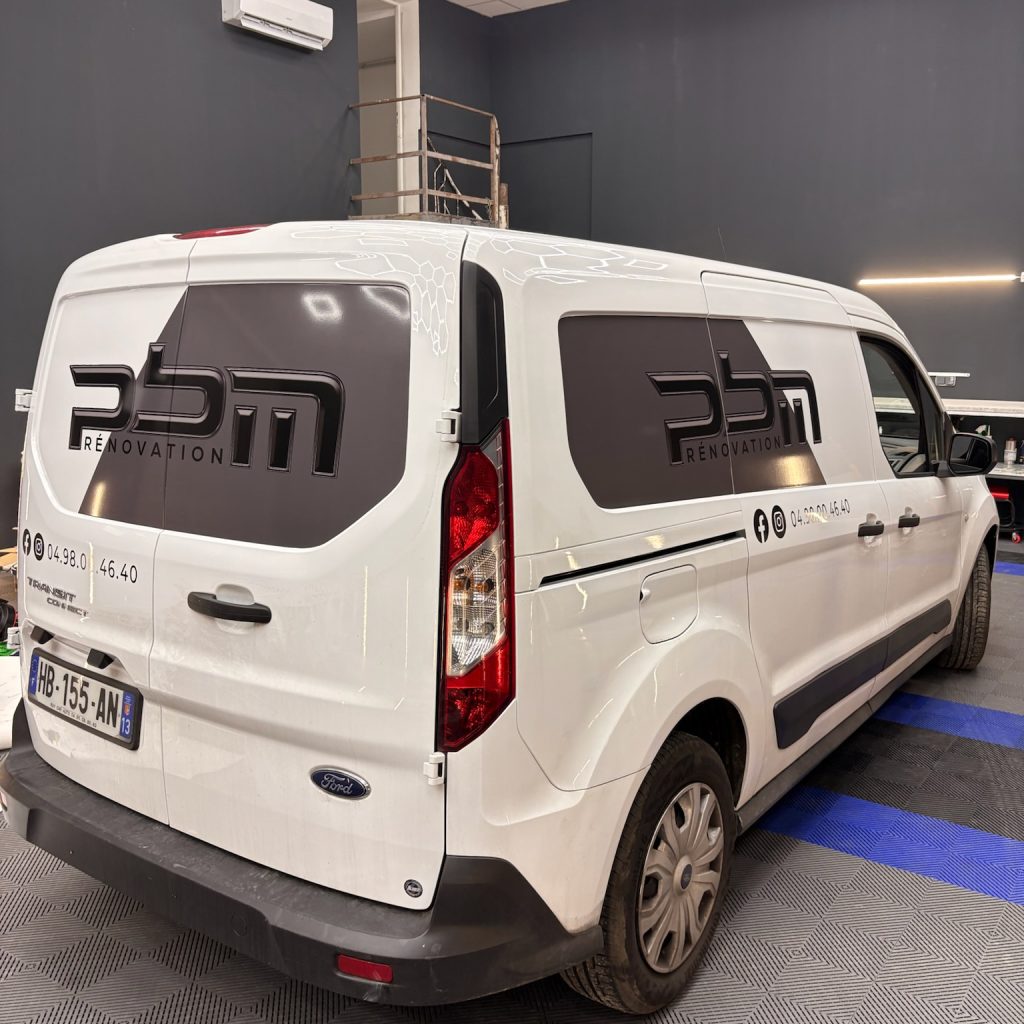 Covering fourgon publicitaire Toulon